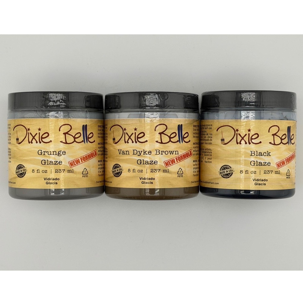 Dixie Belle Glaze 8oz Grunge or Black